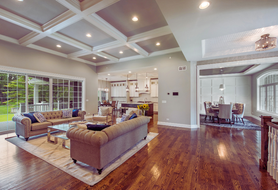 Open concept flooring